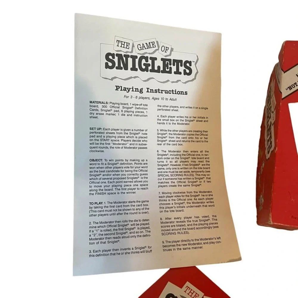 The Game of Sniglets HBO Comedy Series Not Necessarily The News 1990 COMPLETE